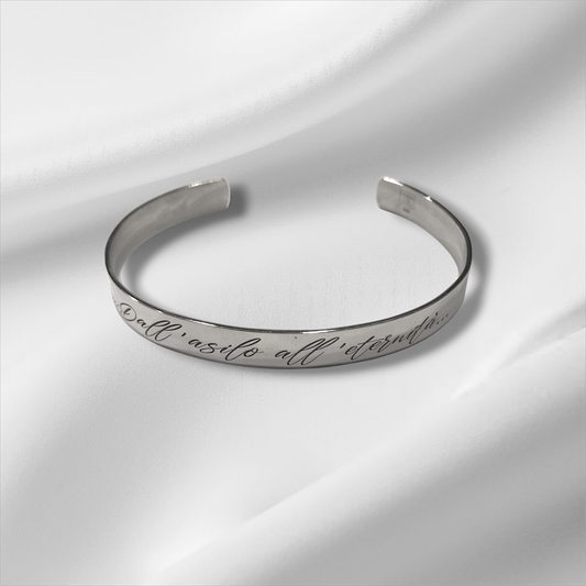 “BRACCIALE PERSONALIZZABILE ARGENTO”